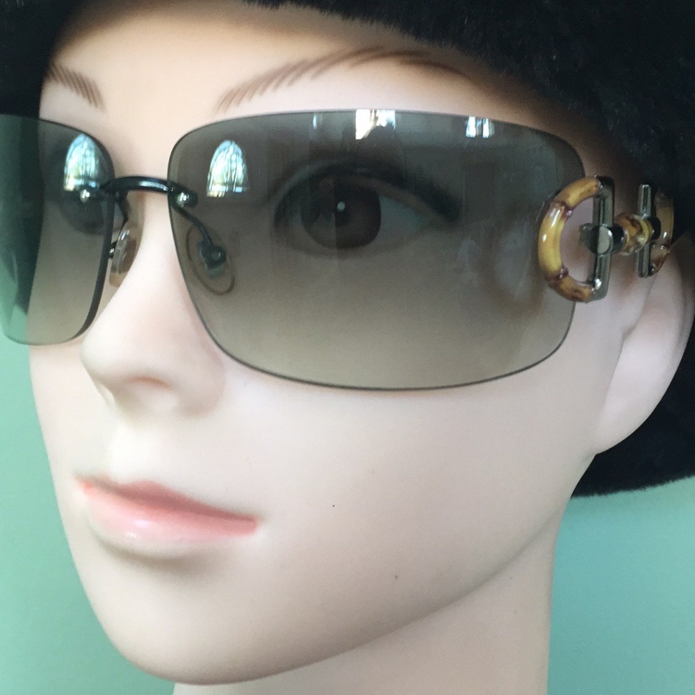 Gucci Gradient Shield Sunglasses - image 8